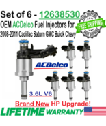BRAND NEW ACDelco OEM x6 HP Upgrade Fuel Injectors For 2010 Buick Allure... - £255.60 GBP