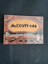 Willie Mc Covey 2011 Topps Glove Leather Nameplate #44 - £3.88 GBP