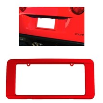 C6 Corvette Rear License Plate Frame GM Correct Torch Red Paint by Altec 05-13 - £56.39 GBP