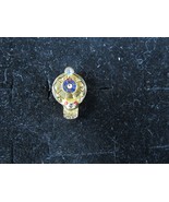 Vintage BPOE Elks Lodge Club Lapel Pin Enamel w/ Diamond Rhinestone - €5,94 EUR