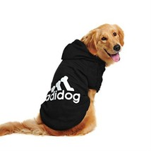 Adidog Pet Dog Clothes Warm Fashion Dog Hoodies Autumn Winter Medium Large Dogs  - £40.83 GBP