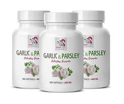 Garlic Pills Benefits - Garlic & Parsley ODORLESS Formula - antioxidant Diet - B - $39.55