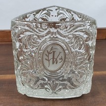 Vintage Avon Initial V Crystal Collection 4 Inch Heavy Embossed Triangle... - $13.79