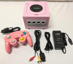 Nintendo GameCube PINK Housing Case - Gaming Console DOL-001 Controller Bundle - $237.55