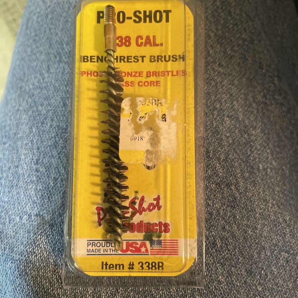 Pro-shot Rifle Brush .338 Cal Bronze - $7.10