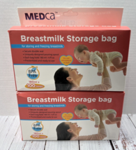 MEDca Breastmilk Storage Bags, 100 Count, BPA Free 6oz / 180ml - Lot of ... - £13.98 GBP