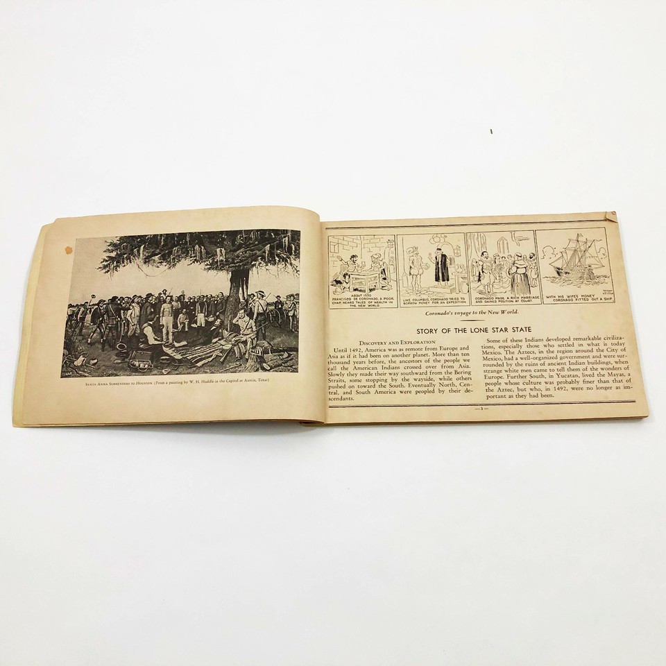 Texas History Movies 1935 Magnolia Petroleum Co. Comic Book Mobil oil Mobilgas Item image 7