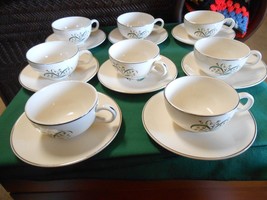 Magnificent Harmony House &quot;Rita&quot; China Ovenproof- Set Of 8 Cups &amp; Saucers - £17.63 GBP
