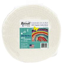 Bosal Batting On A Roll 2.5" x 25 yards Pre-Cut Lightweight Cotton Blend... - $18.10