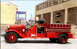 Emerald Lakes Fire District Mt Pocono Pennsylvania Open Cab Pumper Postcard Unus - £2.40 GBP