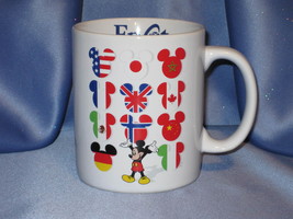 Disney&#39;s - Epcot Center - World Flag - Mickey Mouse Mug. - £12.06 GBP