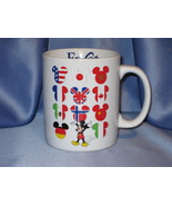 Disney&#39;s - Epcot Center - World Flag - Mickey Mouse Mug. - $15.00