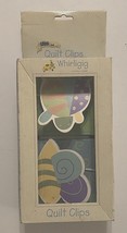 KIDSLINE Whirligig Two Quilt Comforter Clips Jenny Faw Wood Bee Ladybug New - £6.06 GBP