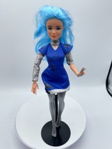 Disney Zombies 3 Articulated Doll Addison Girl Doll Blue Hair Barbie Size - £7.53 GBP