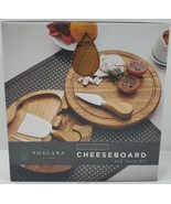 Toscana Wood Cutting Board Acacia Brie Cheese Tools Knife Set Charcuteri... - $35.43 CAD