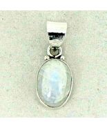 Sterling Silver Handmade Women Pendant Necklace Moonstone Gemstone Casua... - $64.16