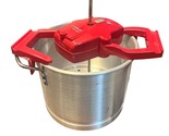 Ardente Automatic Pot Stirrer Fits 9&quot; to 14&quot; Pots Adjustable Depth -  RED - £19.78 GBP