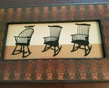 ROCKING CHAIR WALL PICTURE DECOR - $37.40