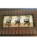ROCKING CHAIR WALL PICTURE DECOR - £29.41 GBP