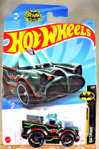 2023 Hot Wheels #3 Batman 1/5 Tooned Classic Tv Series Batmobile Black/GreenLine - £6.09 GBP