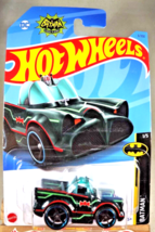 2023 Hot Wheels #3 Batman 1/5 Tooned Classic Tv Series Batmobile Black/GreenLine - £5.79 GBP