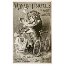 Monarch Bicycle Worlds Favorite Lion 1897 Advertisement Victorian Bikes ADBN1A6 - $14.99