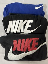 Nike T-shirt Bundle (3) Men XL Black Blue Graphic Print Logo Sport Swoosh - $18.32
