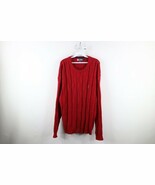 Vintage 90s Chaps Ralph Lauren Mens Large Chunky Cable Knit Crewneck Swe... - $67.63 CAD