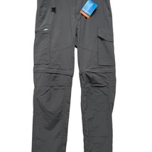 Columbia Mens Kestrel Trail Omni-wick Convertible Pants Shorts Grey XM01... - $32.40