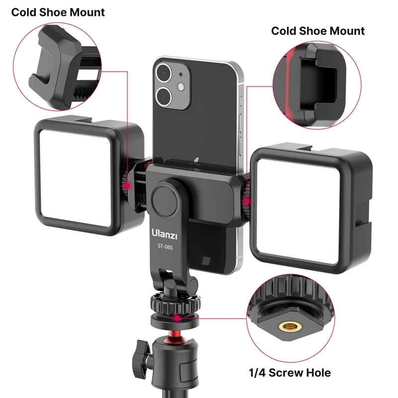 Sporting Ulanzi VIJIM ST-19 Portable Phone Holder Mount Clamp Clip With Cold Sho - £23.90 GBP