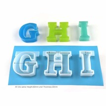 A-Z Large English Word Sign DIY Jewelry Making Alphabet Mold Kit Epoxy Casting S - £9.05 GBP