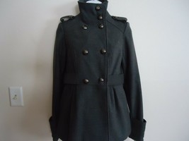 Juniors Hydraulic Military Style Lined Gray Winter Coat Size S NWT - £30.12 GBP