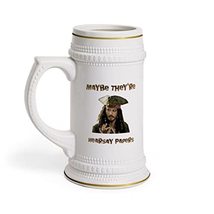 LaModaHome Johnny Depp Court Maybe They&#39;re Hearsay Papers Captain Jack Sparrow C - £43.81 GBP