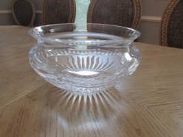 WATERFORD CRYSTAL LARGE CENTERPIECE BOWL POMPEII PATTERN 10&quot; HALLMARKED ... - $74.20