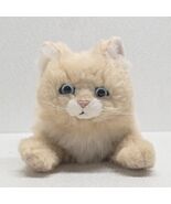 Vintage Russ Berrie Tawney Cream Beige Cat 13" Plush Blue Eyes - €21,01 EUR