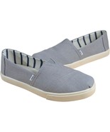 Gray Toms Shoes Womens size 7 Slip On Grey Light - $27.72