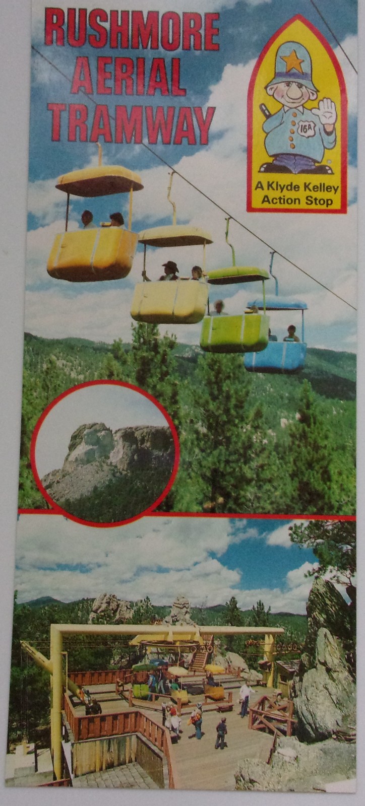 Vintage Rushmore Aerial Tramway South Dakota Flyer - $2.99