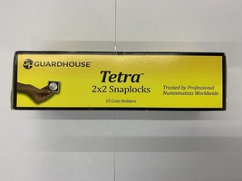 Guardhouse 2x2 Tetra Snaplock Coin Holders for Nickel 21.2mm, 25 pack - £12.50 GBP