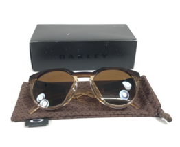 Oakley Sunglasses HSTN OO9242-0752 Mbappe Dark Amber/Light Curry Prizm Tungsten - £125.72 GBP