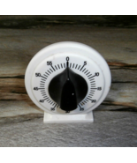 KITCHEN WIND 1 HR TIMER SMALL WHITE COUNTER TOP TICKING LOUD WITH LONG RING - $34.30 CAD