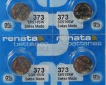 Renata 373 SR916SW Batteries - 1.55V Silver Oxide 373 Watch Battery (10 ... - $10.95