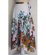 NWT Sacred Threads One Size Colorful Exotic Garden Full Wrap Skirt - $43.95 CAD