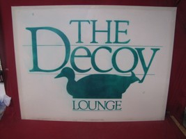 Vintage Decoy Lounge Outdoor Sign - $49.49