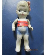 VINTAGE FROZEN CHARLOTTE KEWPIE BISQUE DOLL JAPAN  6.5 IN [140D] - $61.13 CAD
