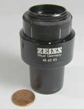 Zeiss Microscope Eyepiece W.G. 46 40 03 W10X/25 spot on lens   1 count - $119.99