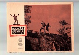 TARZAN&#39;S GREATEST ADVENTURE-LOBBY CARD #3-1959-GORDON SCOTT-11X14 - $30.56