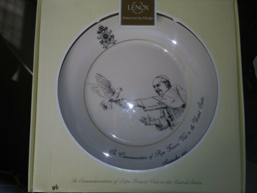 Lenox Gotham Pope Francis Commemorative Plate 2015 in Lenox gift box brand new - $43.55