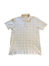 Tasso Elba Polo Shirt Men&#39;s 2XL  Yellow Short Sleeve with Pattern 100% C... - £7.08 GBP