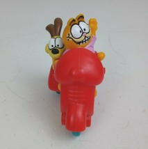 Vintage 1988 Garfield #4 Garfield In Motorcyle With Odie In Sidecar McDonald Toy - £3.03 GBP