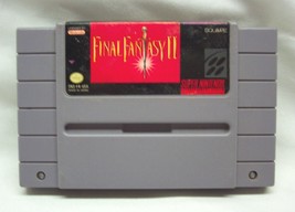 Vintage Original Final Fantasy Ii Snes Video Game Cart Cartridge 1991 Tested - £116.85 GBP
